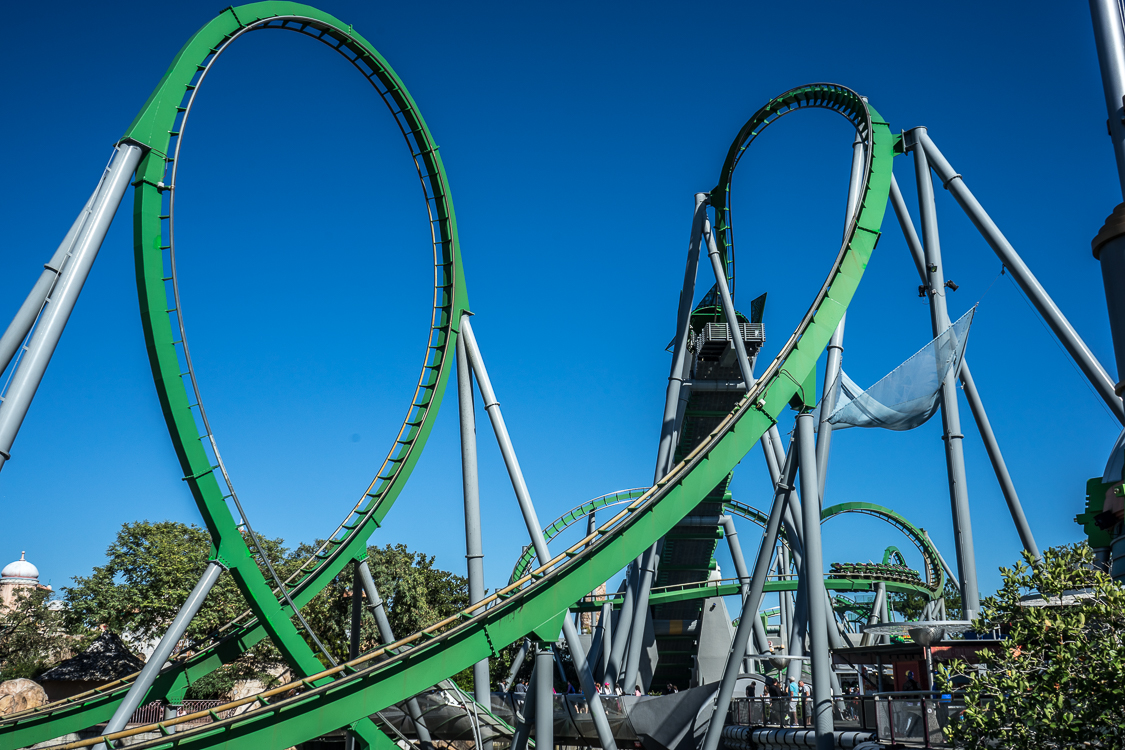 The Incredible Hulk Coaster at Universal s Islands of Adventure